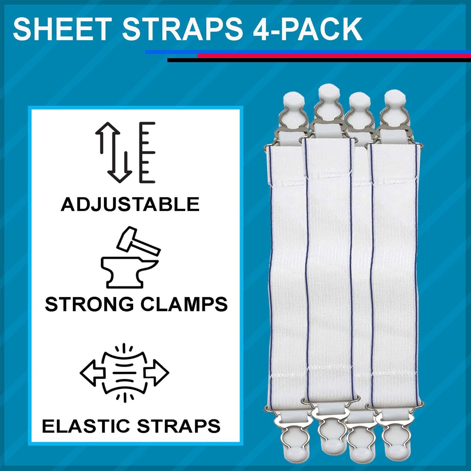 Blue Magic Waterbed Sheet Straps